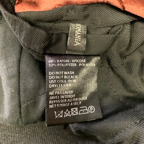 HAIDER ACKERMANN Size M Burgundy Velvet Rayon Bomber Jacket