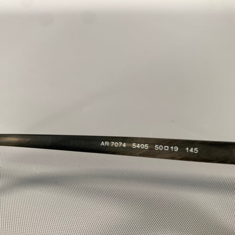 GIORGIO ARMANI Brown Acetate Glasses