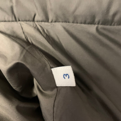 MONCLER Size L Green Quilted Polyester Puffer Jacket