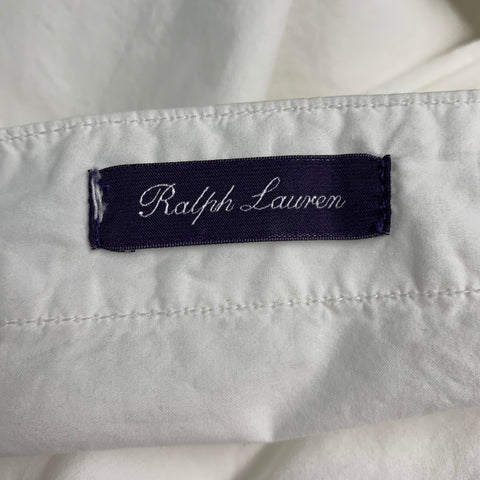 RALPH LAUREN Size 34 White Cotton Wrap Around Fisherman Casual Pants