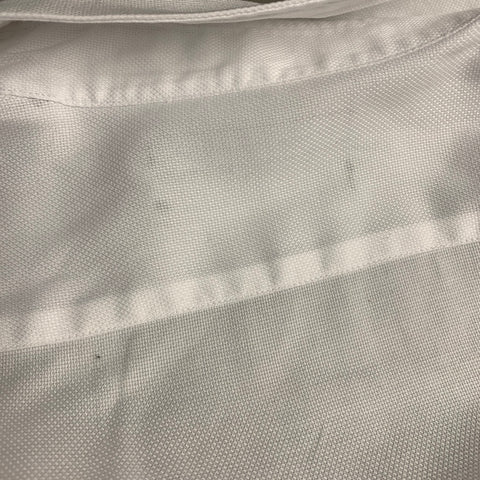 SAKS FIFTH AVENUE Size XL White Cotton French Cuff Long Sleeve Shirt