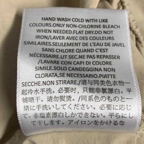ESSENTIALS by FEAR OF GOD Size S Beige Logo Cotton Nylon Drawstring Shorts