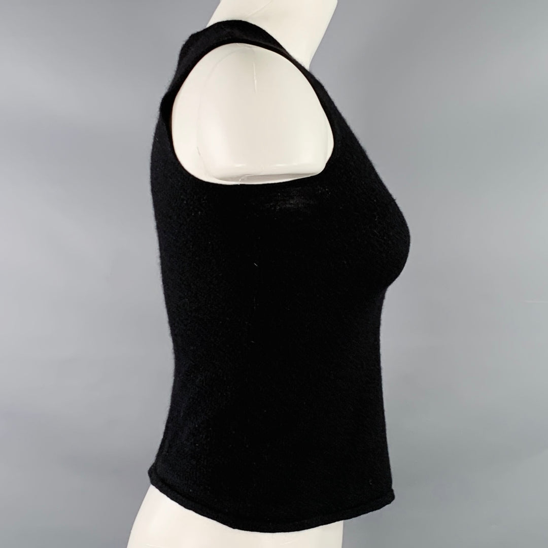 RALPH LAUREN Size M Black Cashmere Sleeveless Casual Top