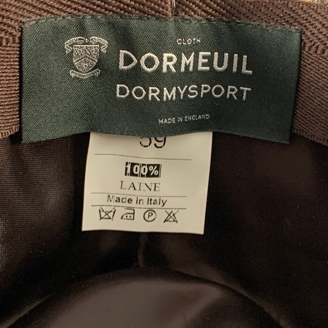 DORMEUIL Size 59 Beige Brown Handstood Wool Hats