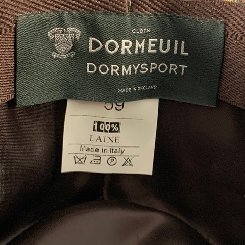 DORMEUIL Size 59 Beige Brown Handstood Wool Hats