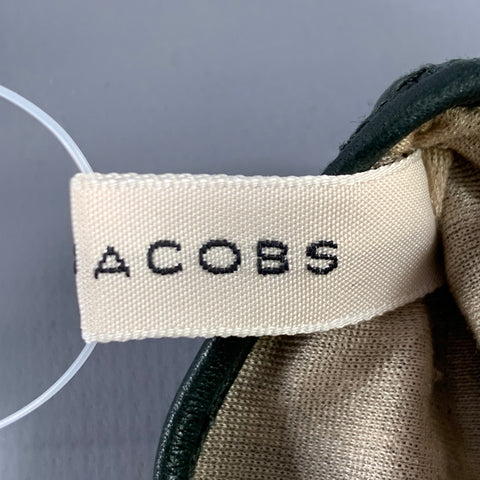 MARC JACOBS Size M Forest Green Leather Gloves