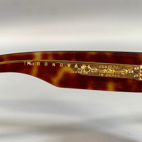 JACQUES MARIE MAGE Brown Tortoiseshell  Sunglasses