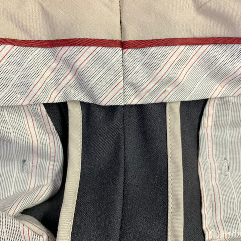 TAILO RED Size 40 Grey Wool Single Breasted Suit