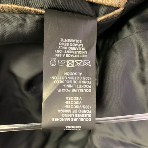 THE KOOPLES Size 4 Gold Black Polyester Blend Single Button Jacket