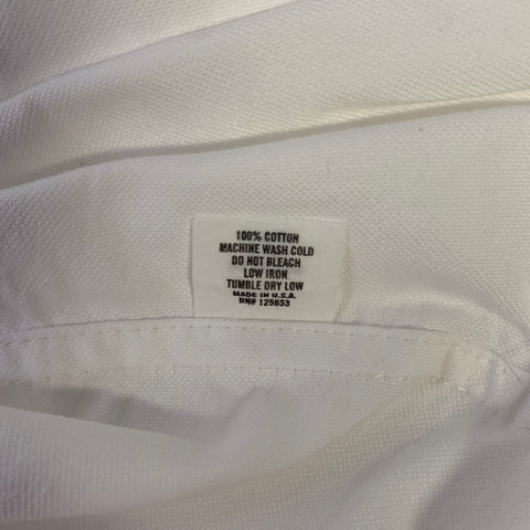 TAYLOR STITCH Size M White Cotton Button Down Long Sleeve Shirt