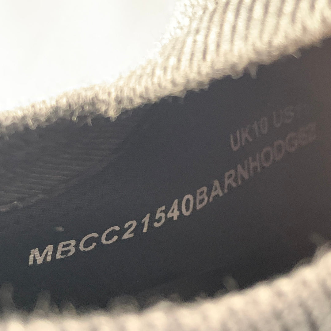 SANTONI Size 11 Grey Canvas Knit Lace-Up Sneakers