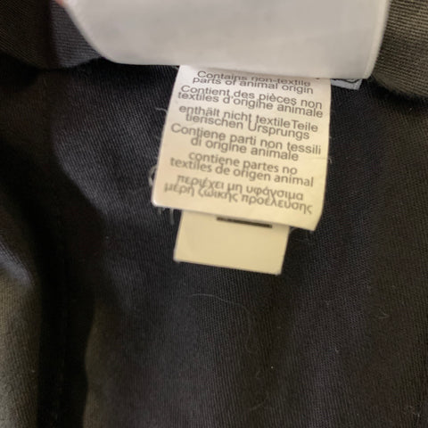 BROOKS BROTHERS Chest Size 42 Regular Black Wool Notch Lapel 36 30 Suit