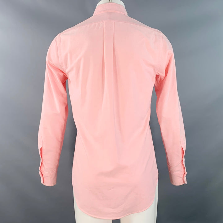 RALPH LAUREN Size S Pink Cotton Button Down Collar Long Sleeve Shirt