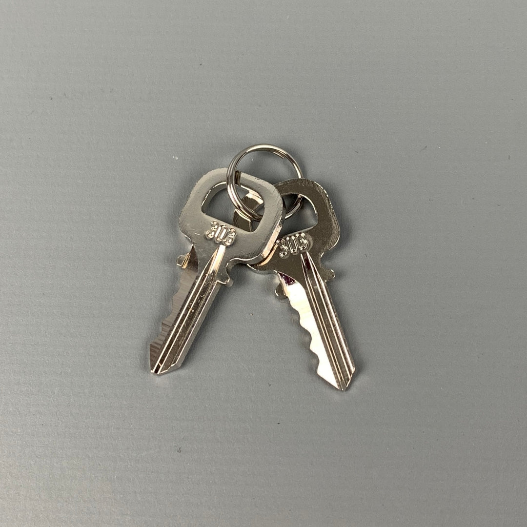 LOUIS VUITTON 303 Silver Metal Padlock & Key