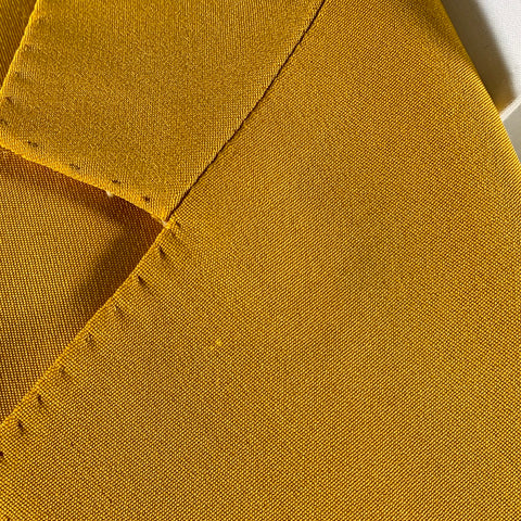 GIANFRANCO FERRE Size 40 Yellow Silk Single Breasted Sport Coat