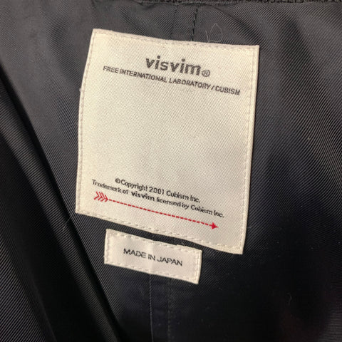VISVIM Size L Black Nylon Cotton Parka Jacket
