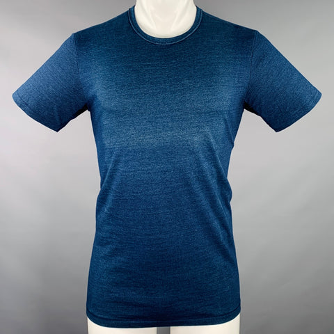 RAG & BONE Size S Blue Cotton Crew Neck T-shirt