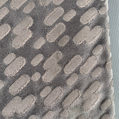 GIORGIO ARMANI Grey Silk Abstract Tie