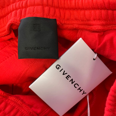 GIVENCHY Size M Red Purple Cotton Sweatpants Shorts