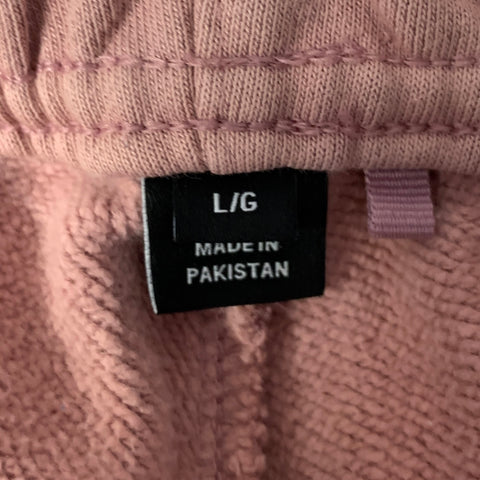 Y-3 Size L Dusty Pink Polyester Blend Sweat Shorts