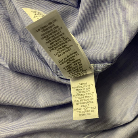 PAUL SMITH Size L Blue Cotton Button Up Long Sleeve Shirt