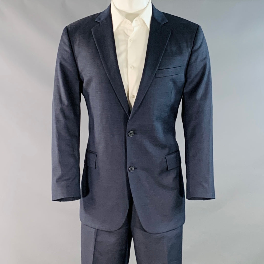 BROOKS BROTHERS Size 41 Regular Navy Wool Regent Fit Notch Lapel Suit – Sui  Generis Designer Consignment