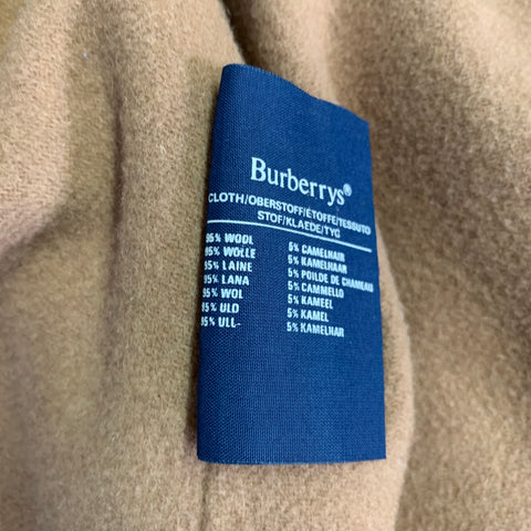 BURBERRYS Size M Beige Wool Cashmere Trench Coat