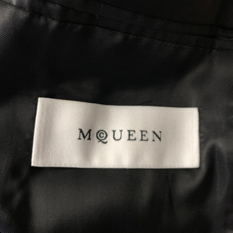 ALEXANDER MCQUEEN Chest Size 40 Size 40 Brown Black Glen Check Cotton Jacket