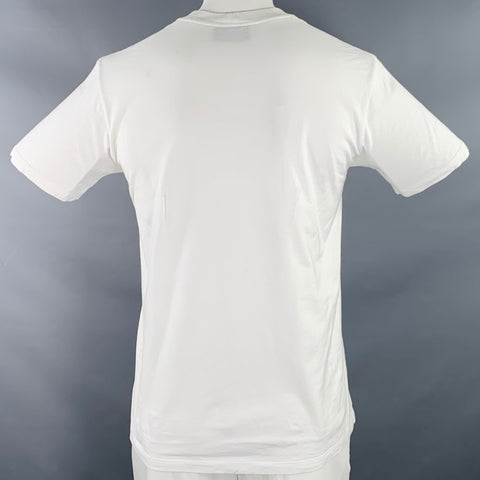 T-shirt YVES SAINT LAURENT Taille XL Blanc Imprimé Noir Une Poche