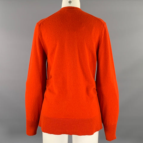 VERONICA BEARD Cardigan en cachemire couleur rouille taille M