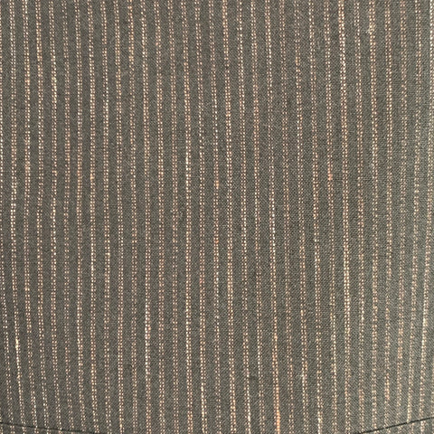 VISVIM Size M Black Brown Pinstripe Wool Linen Button Fly Casual Pants