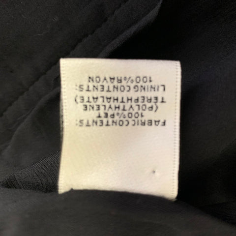 NEIMAN MARCUS Size M Black Polyethylene Blend Sequined Snaps Jacket