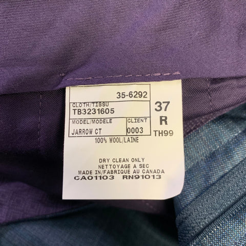Costume TED BAKER en laine bleu violet taille 44