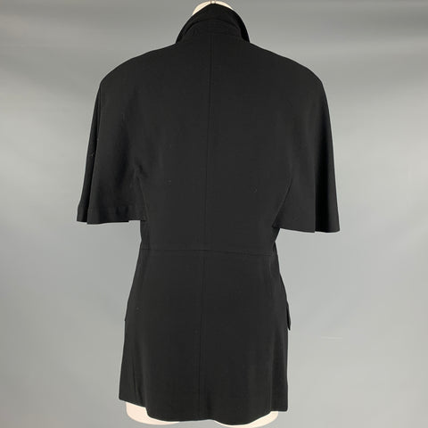 COMME des GARCONS 1980s Size S Black Double Breasted Wool Jacket