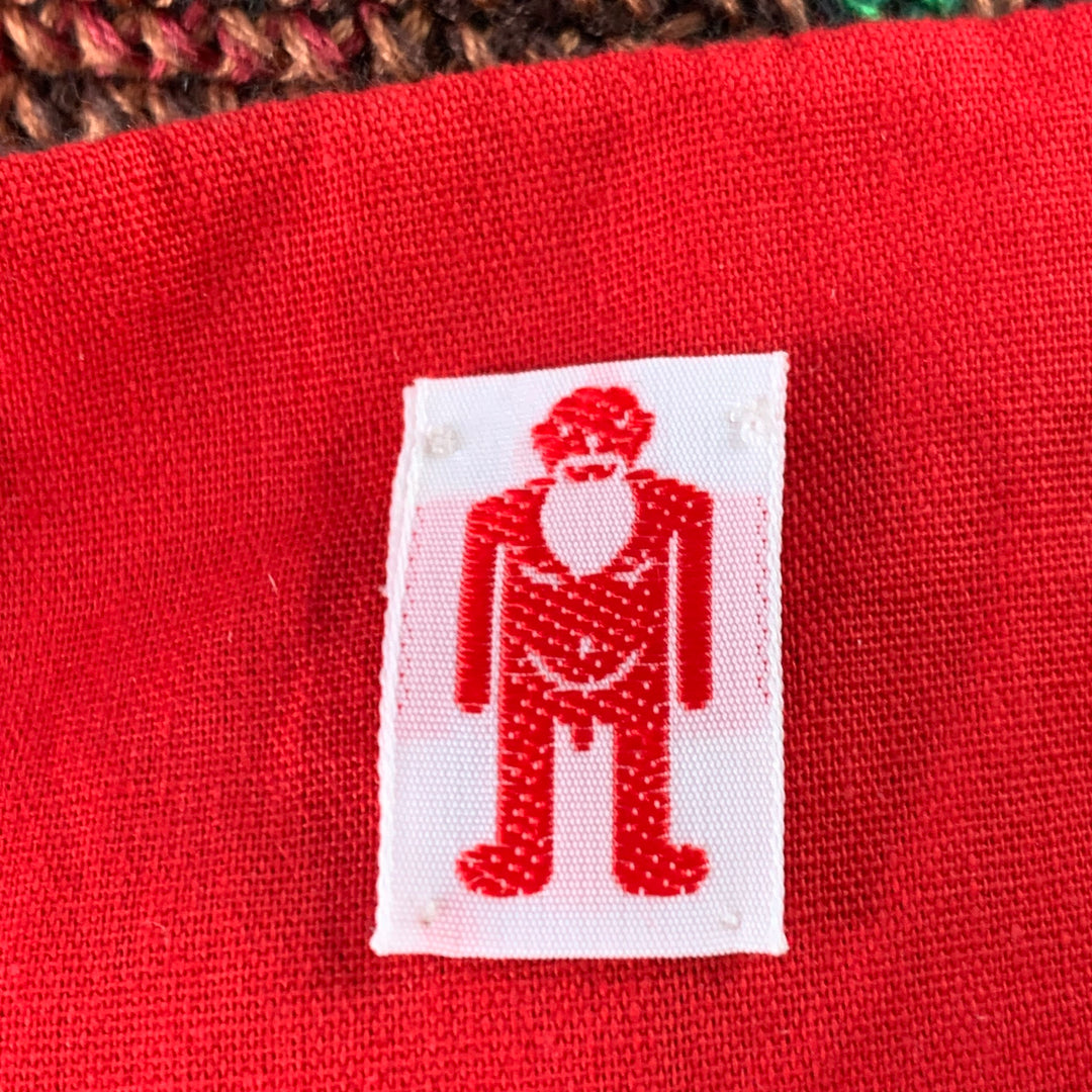 WALTER VAN BEIRENDONCK SS14 Budapest Black Multi Color Embroidered Cotton Crossbody Bag