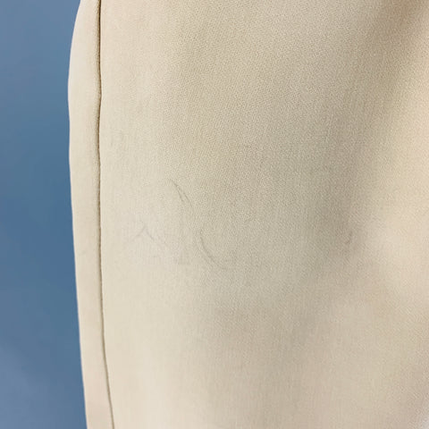 POLO de RALPH LAUREN Talla 38 Pantalón casual de mezcla de algodón beige con 5 bolsillos