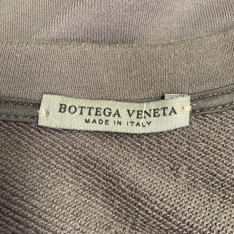 BOTTEGA VENETA Size L Brown Cotton Crew Neck Sweatshirt