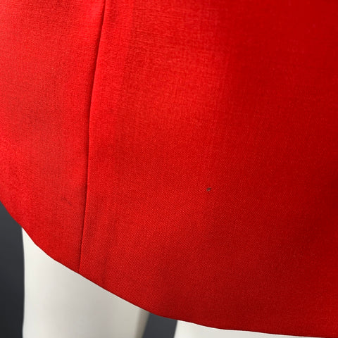 PAUL SMITH Size 40 Red Wool Notch Lapel Sport Coat