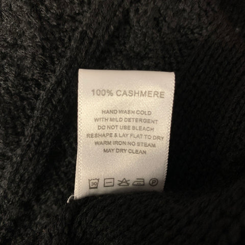 HAIDER ACKERMANN Size L Black Knit Cashmere Turtleneck Pullover
