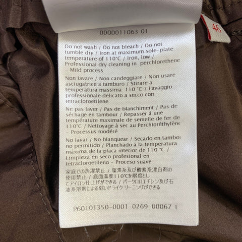 VALENTINO Size 10 Brown Silk Elastic Waistband Shorts