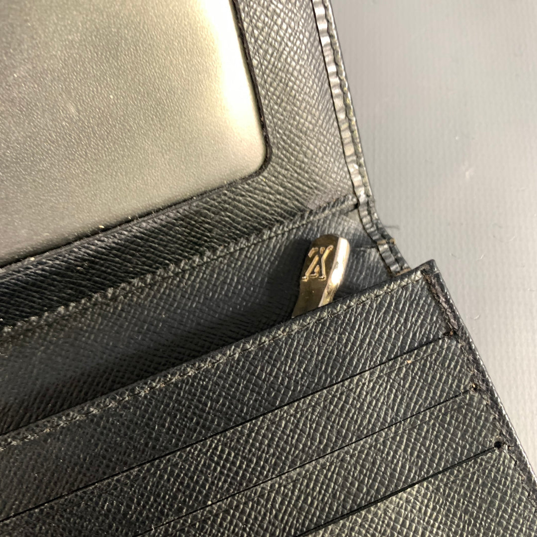 LOUIS VUITTON Black Epi Leather Wallet