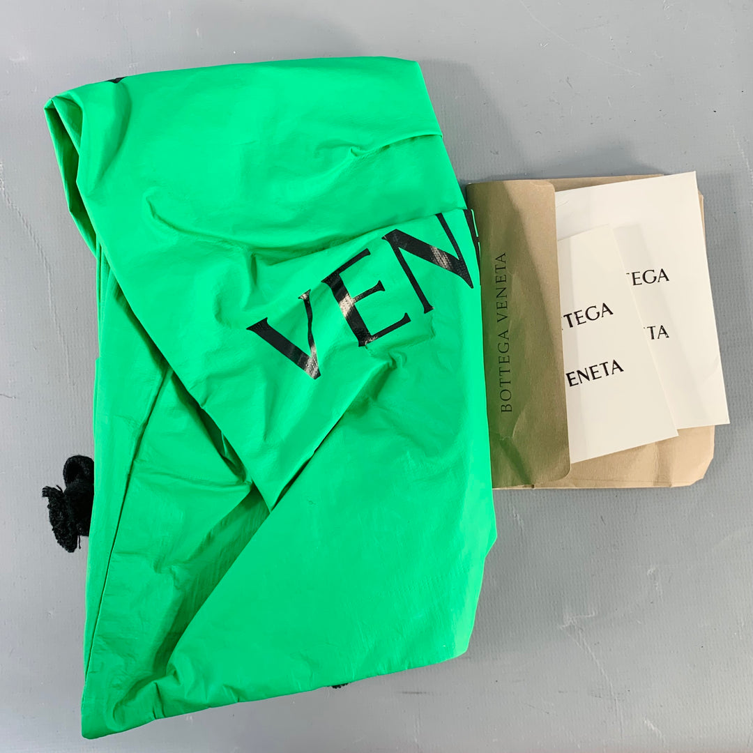 BOTTEGA VENETA Padded Tech Cassette Black Woven Nylon Cross Body Handbag