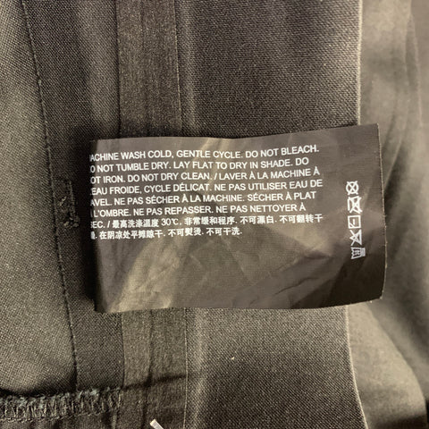 THEORY Size 33 Raffi Slim Fit Black Cotton Blend Five Pocket Casual Pants