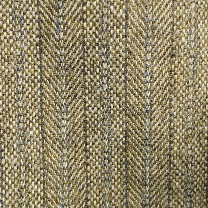 SOUTHWICK for O'CONNELL'S 42 Long Grey Blue Stripe Wool Notch Lapel Sport Coat