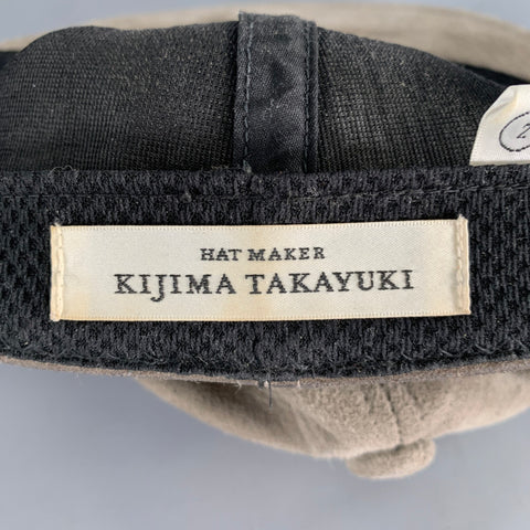 KIJIMA TAKAYUKI Size M Grey Solid Goat Suede Hats