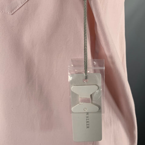 BROCHU WALKER Size M Pink Polyester Cotton One Pocket Casual Top