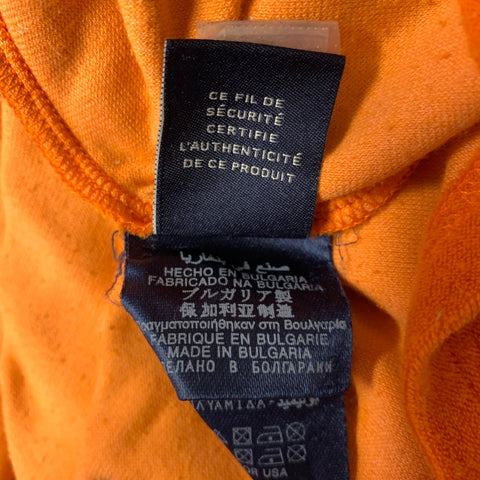 VILEBREQUIN Size L Orange Embroidery Cotton Polyamide Pointed Collar Polo