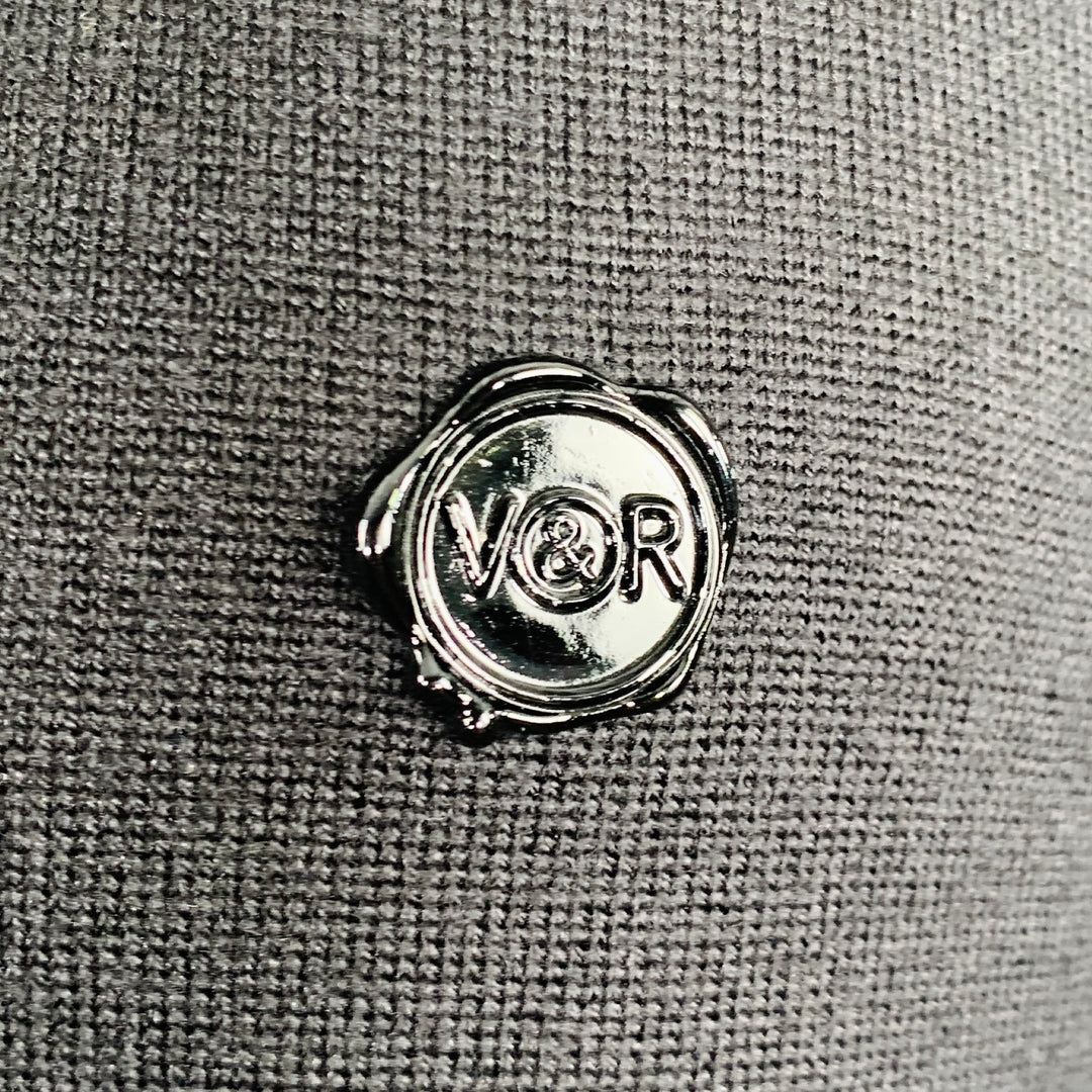 VIKTOR & ROLF Size M Black Jersey Turtleneck Pullover