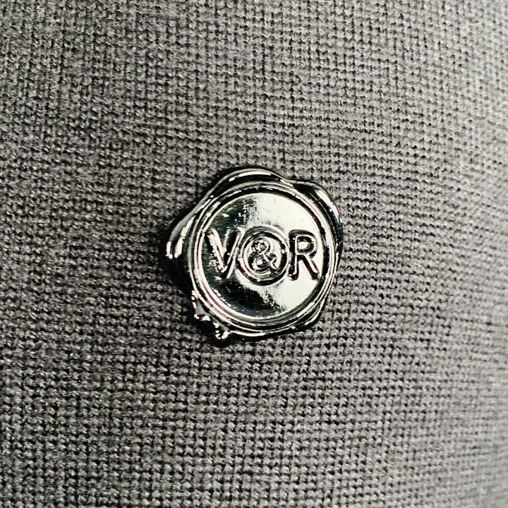 VIKTOR & ROLF Size M Black Jersey Turtleneck Pullover