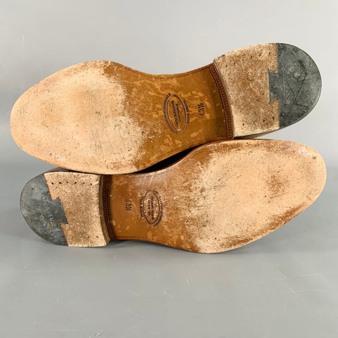 SCAROSSO Size 10.5 Tan Suede Tassels Loafers